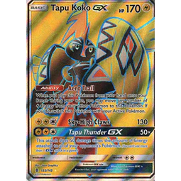 Tapu Koko GX 135 ingles Ultra rare