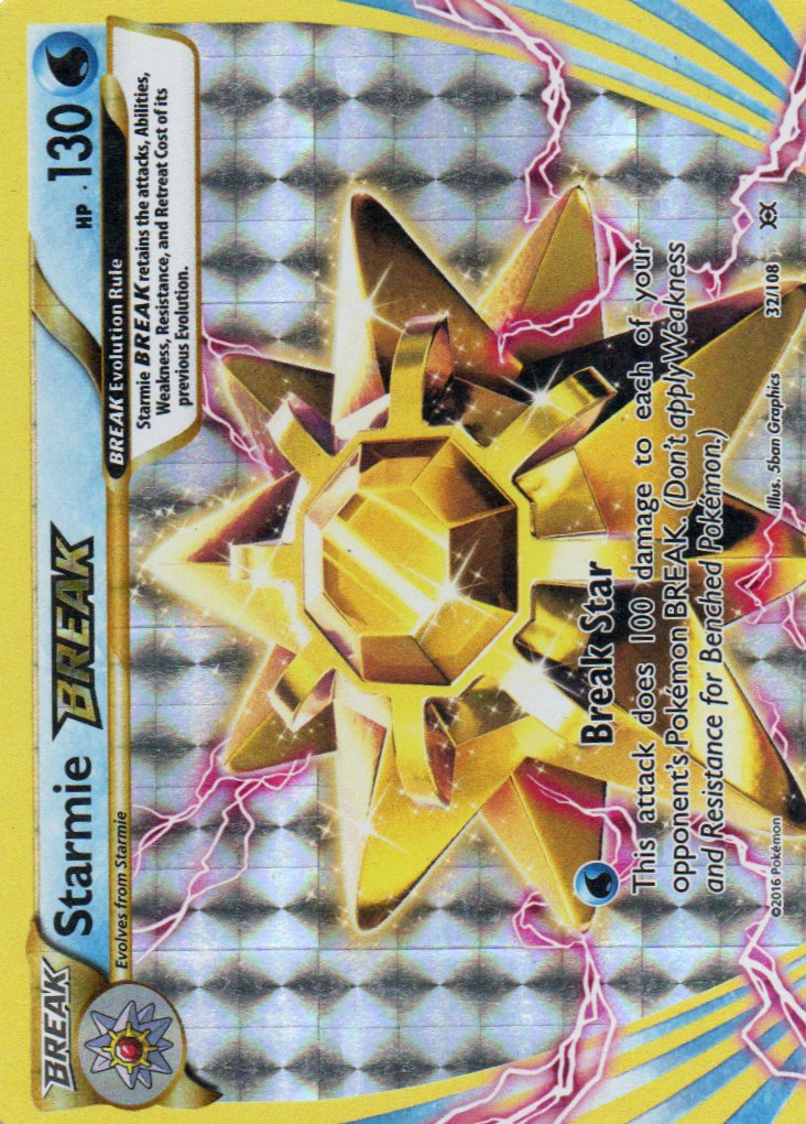 Starmie Break 32 ingles Ultra rare