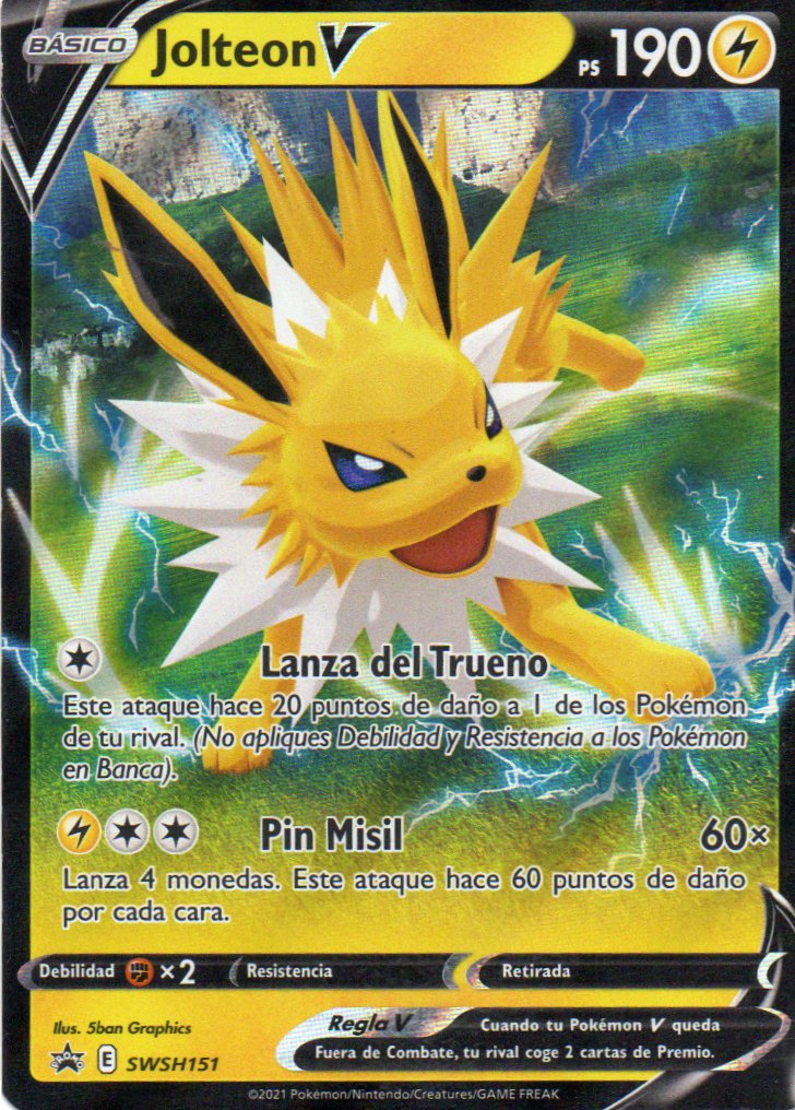 Jolteon V SWSH151 Español Ultra rare