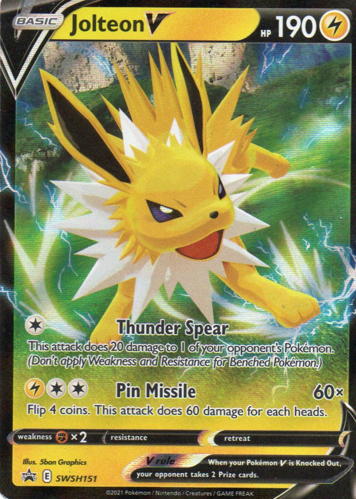 Jolteon V SWSH151 ingles Ultra rare