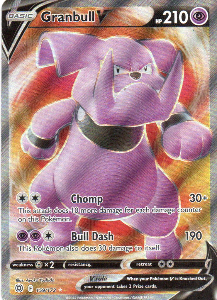 Granbull V 159 ingles Ultra rare