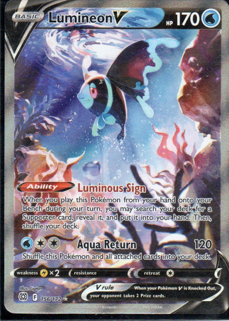 Lumineon V 156 ingles Ultra rare