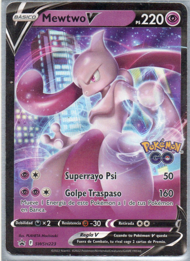 Mewtwo V SWSH223 Español promo
