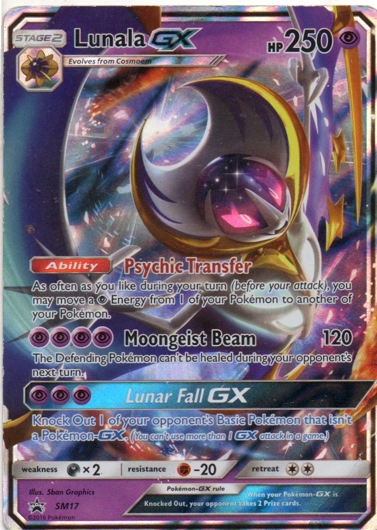 Lunala GX SM17 ingles promo