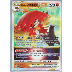 Hisuian Decidueye Vstar 84 ingles Ultra rare