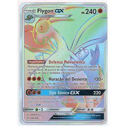 Flygon GX 256 Español Secret rare