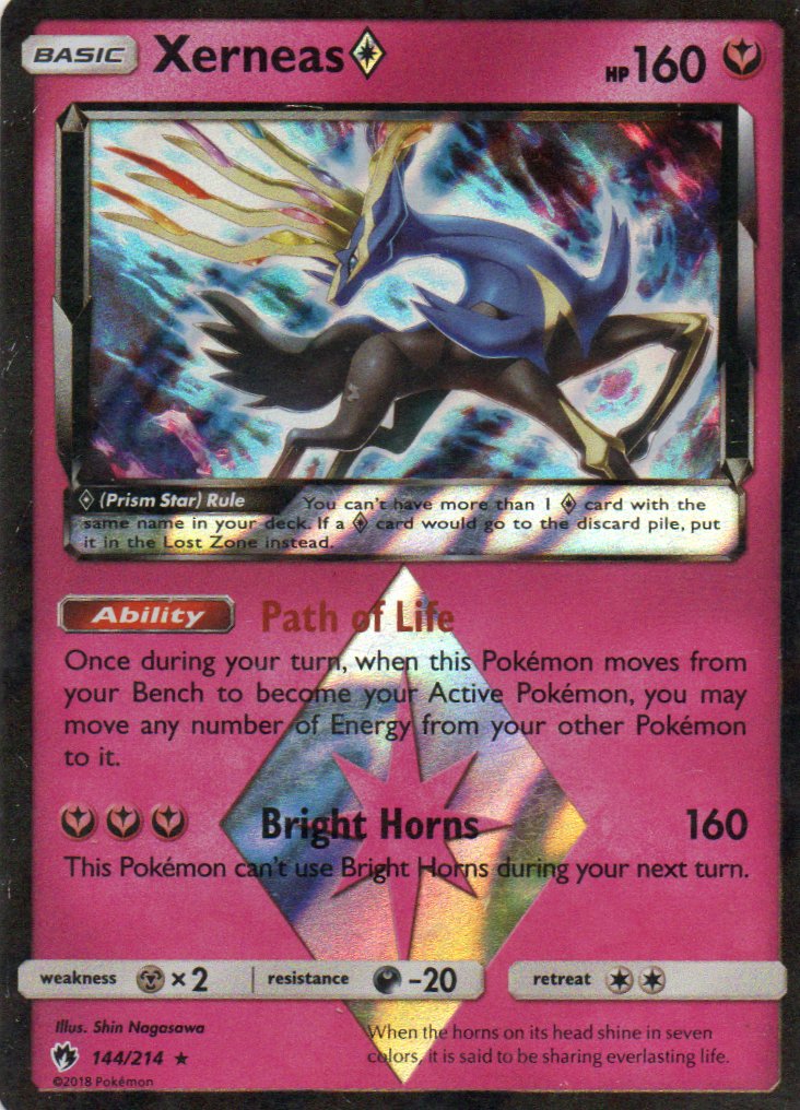 Xerneas Prism 144 ingles Prism rare