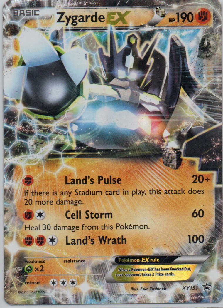 Zygarde EX XY151 ingles promo