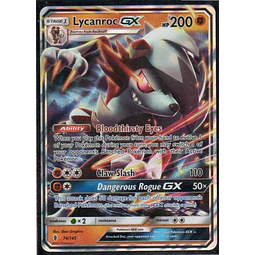 Lycanroc GX 74 ingles Ultra rare