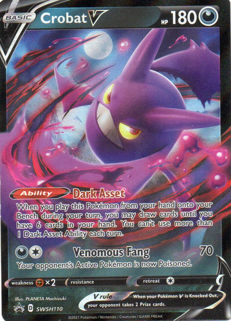 Crobat V SWSH110 ingles Ultra rare