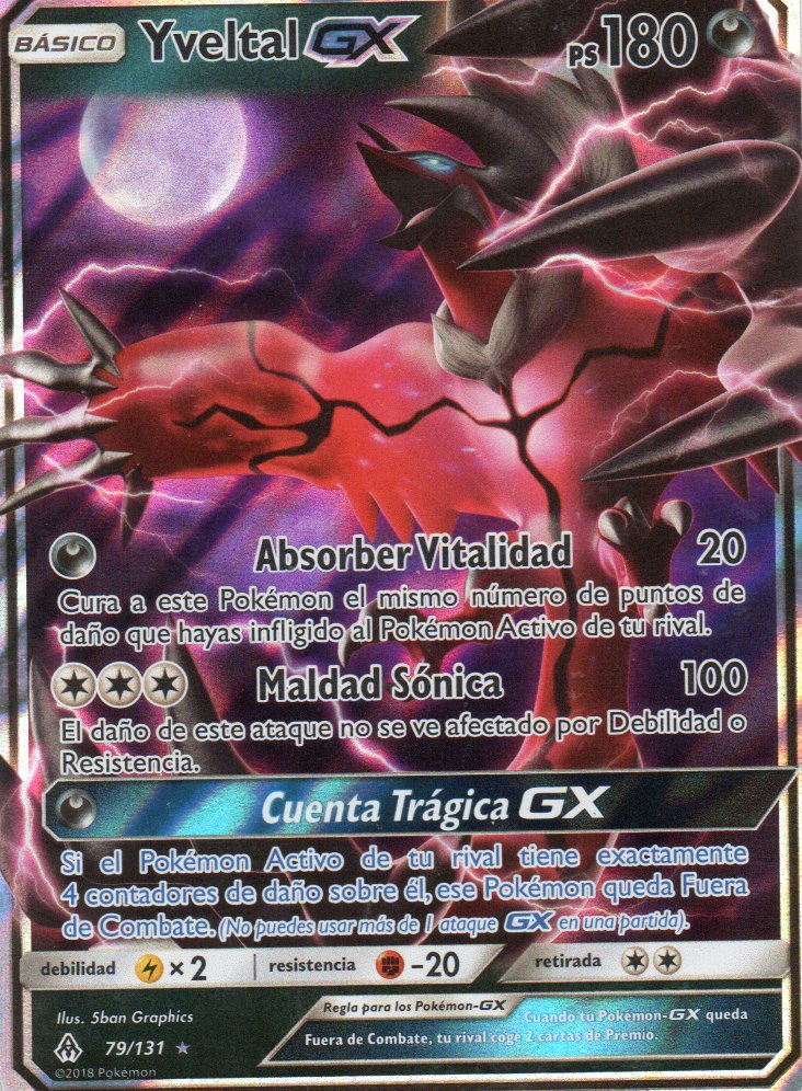 Yveltal GX 79 Español Ultra rare