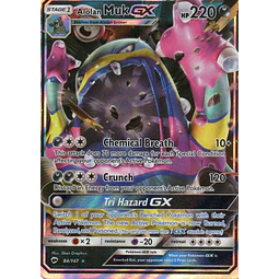 Alolan Muk GX 84 ingles Ultra rare