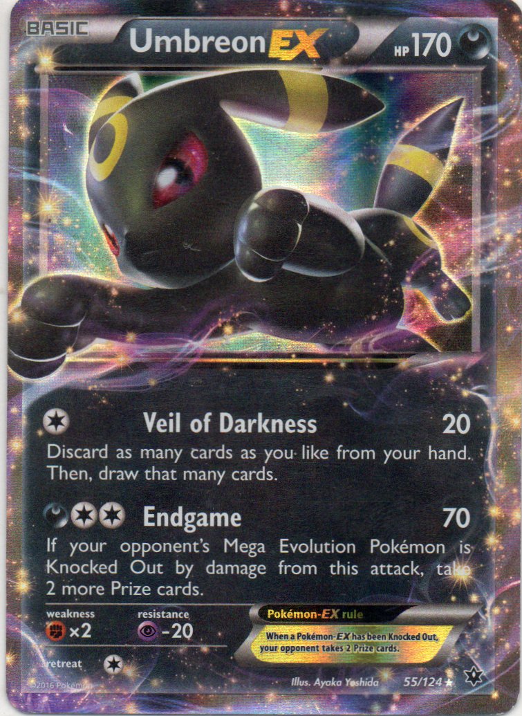 Umbreon EX 55 ingles Ultra rare