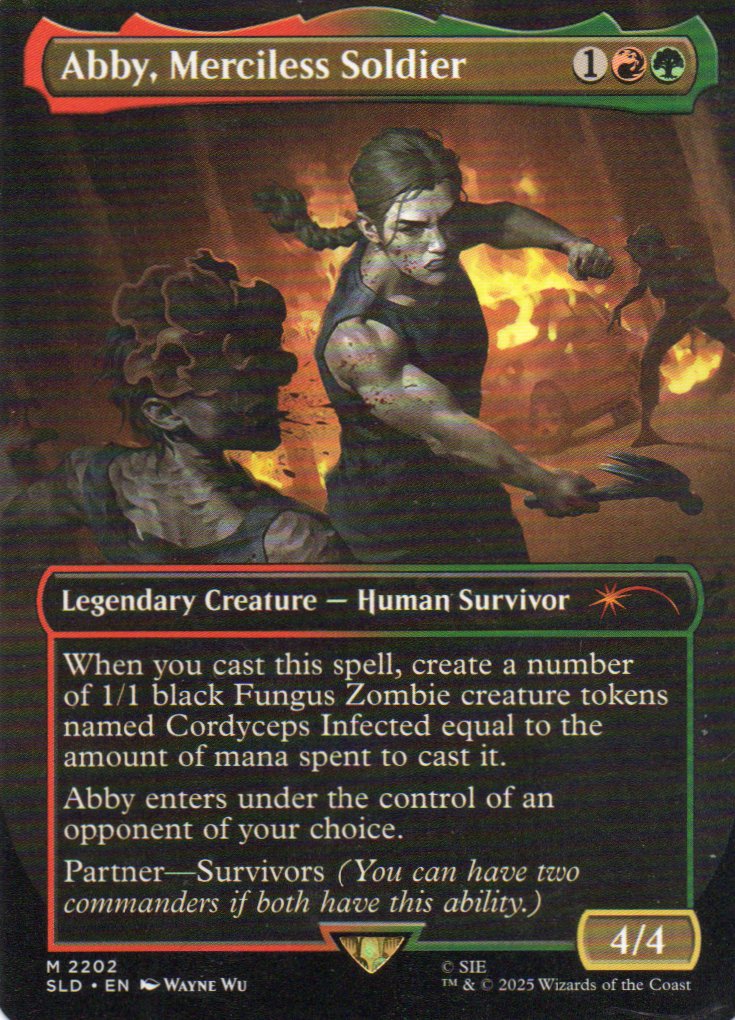 Abby, Merciless Soldier SLD 2202 Mythic rare
