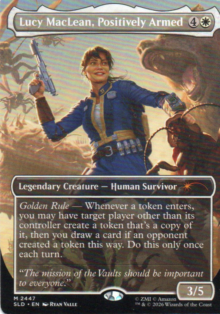 Lucy Maclean, Positively Armed SLD 2447 Mythic rare