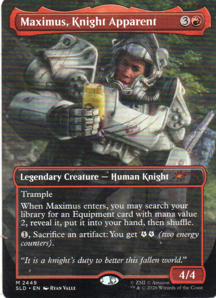Maximus, Knight Apparent SLD 2449 Mythic rare