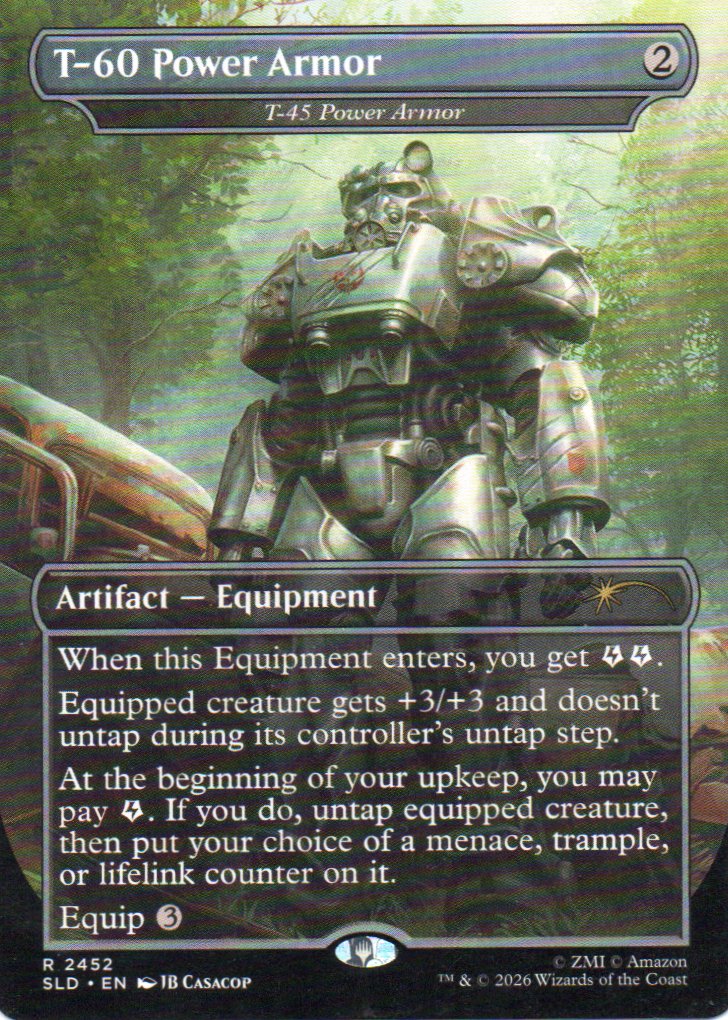 T-60 Power Armor SLD 2452 Rare