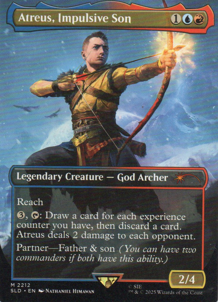 Atreus, Impulsive Son SLD 2212 Mythic rare