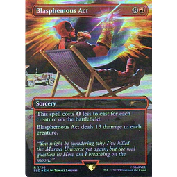 Blasphemous Act SLD 1756 Rare Foil