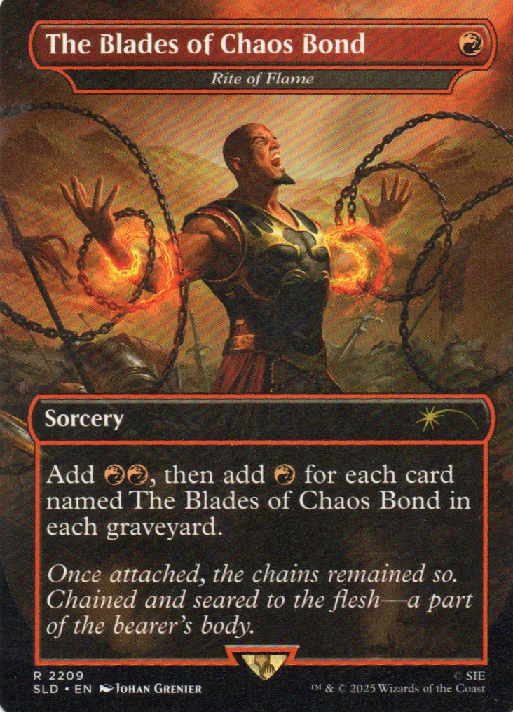 The Blades of Chaos Bond SLD 2209 Rare