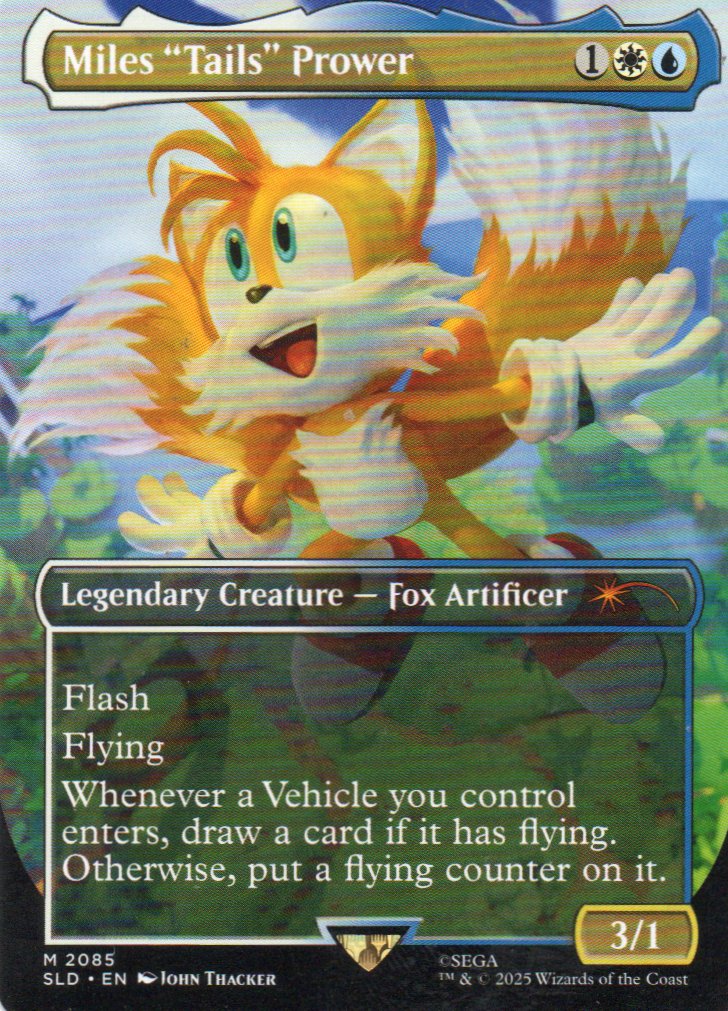 Miles "Tales" Prower SLD 2085 Mythic rare