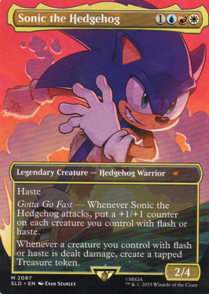 Sonic the Hedgehog SLD 2087 Mythic rare