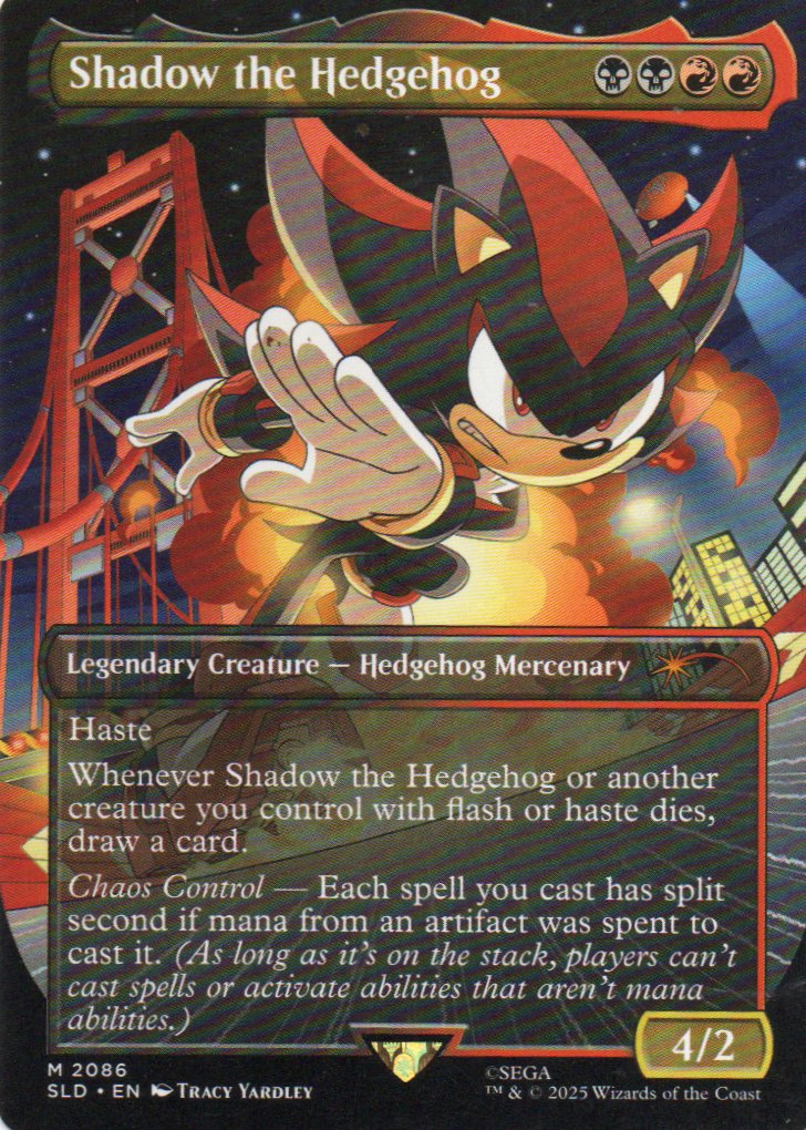Shadow the Hedgehog SLD 2086 Mythic rare