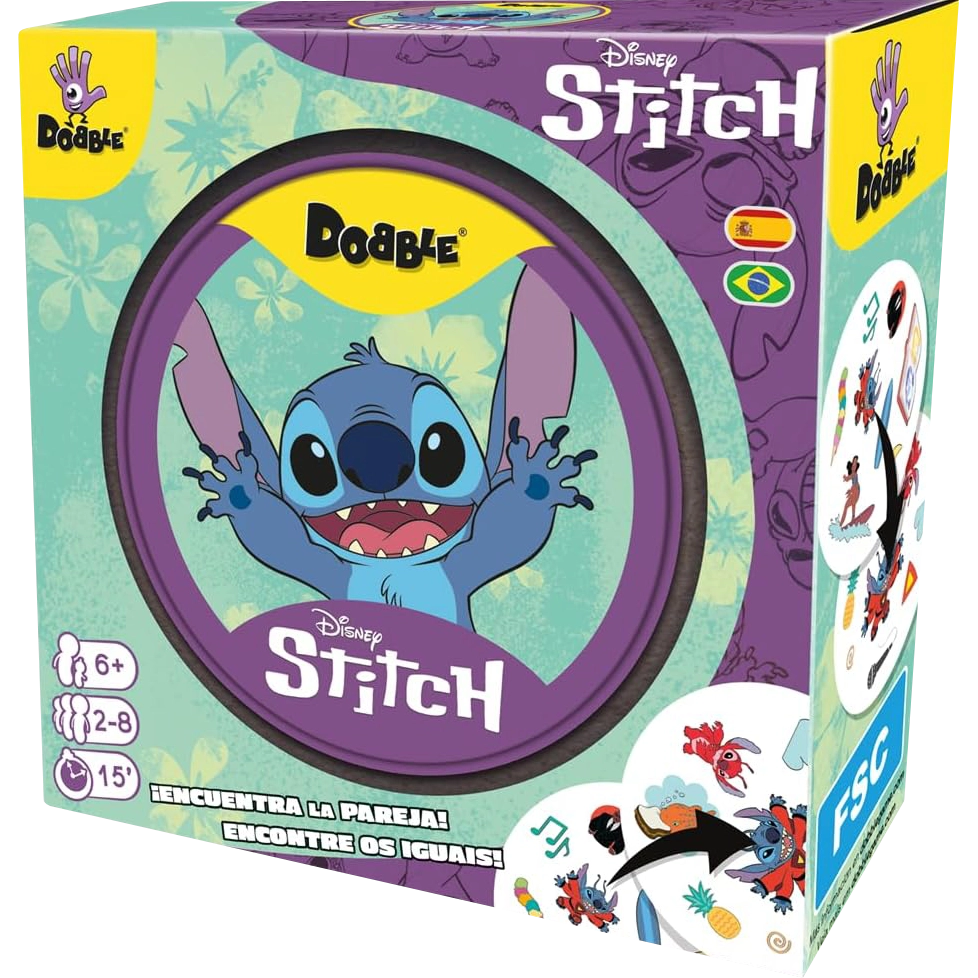 Dobble Disney Stitch - Juego de Mesa