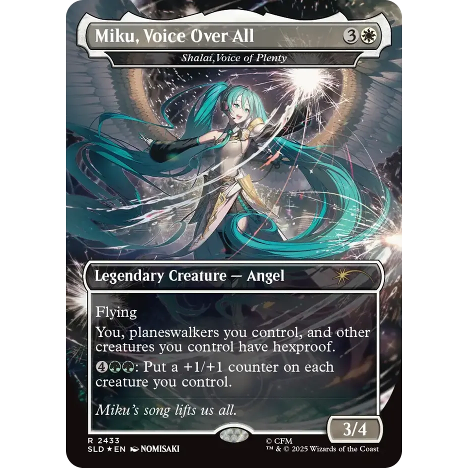 Miku, Voice Over All (Shalai, Voice of Plenty)