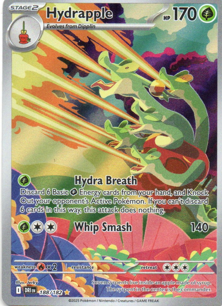 Hydrapple ingles DRI 188 Illustration rare