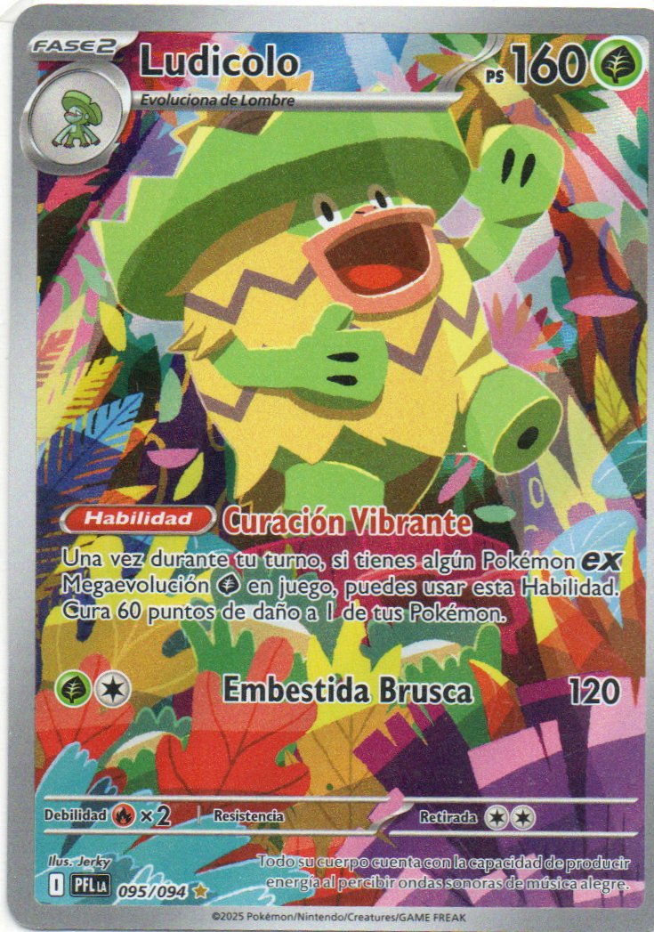 Ludicolo Español PFL 095 Illustration rare