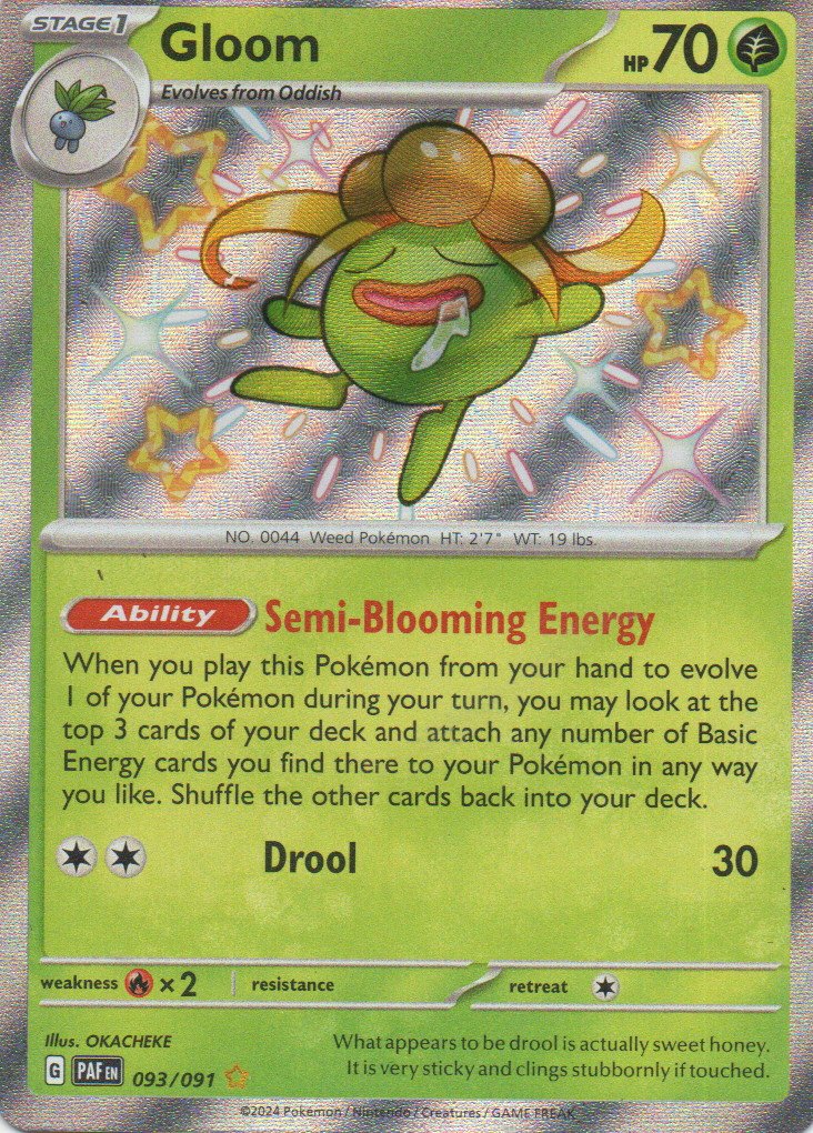 Gloom Ingles PAF 093 SHIny rare