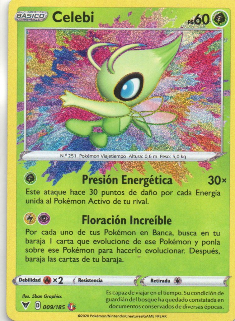 Celebi Español 9 Amazing rare