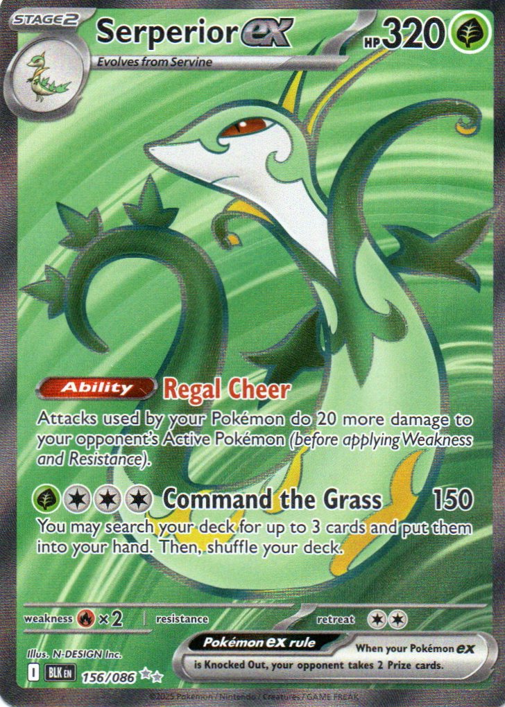 Serperior ex Ingles BLK 156 Ultra rare
