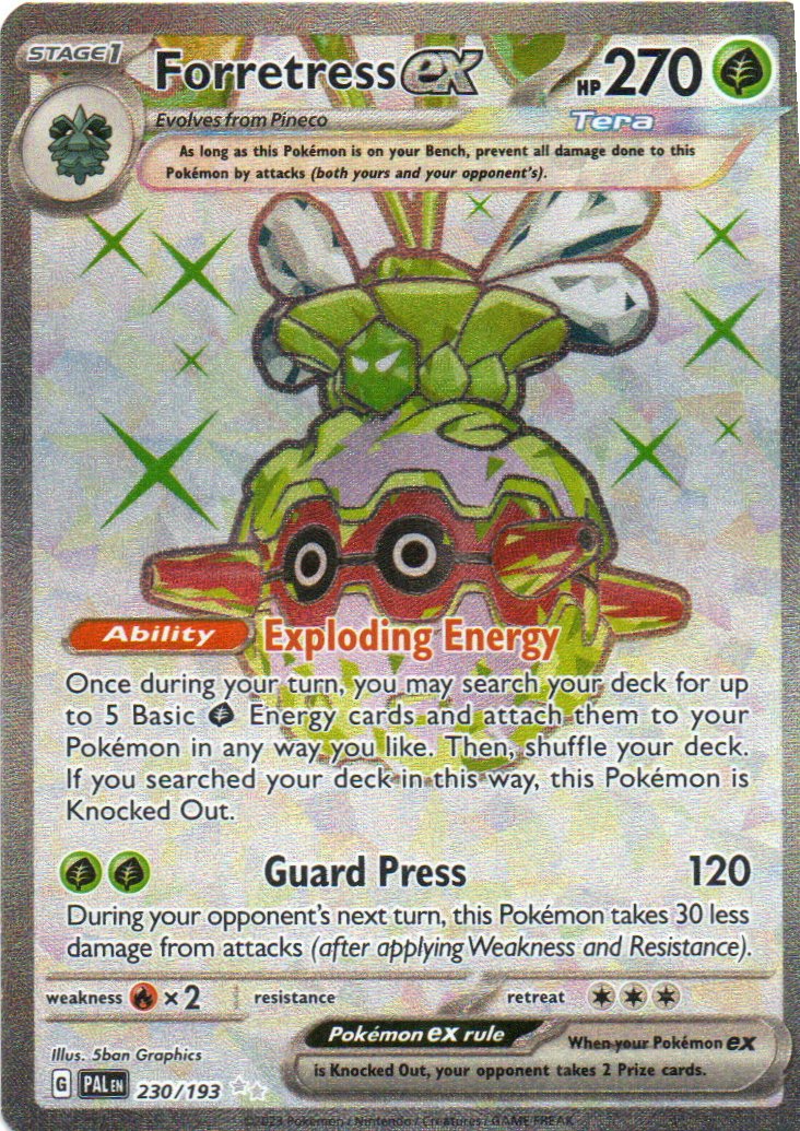 Forretress ex Ingles PAL 230 Ultra rare