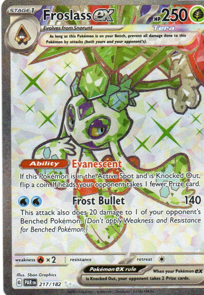 Froslass ex Ingles PAR 217 Ultra rare