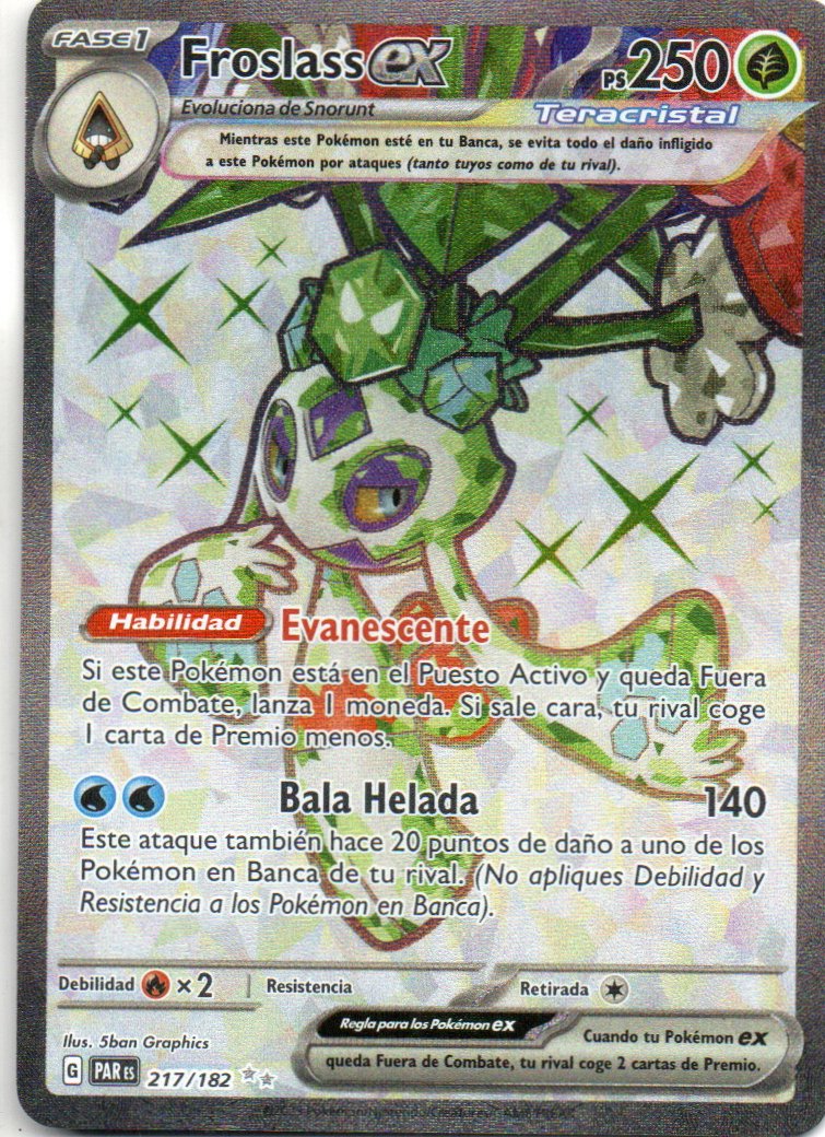 Froslass ex Español PAR 217 Ultra rare