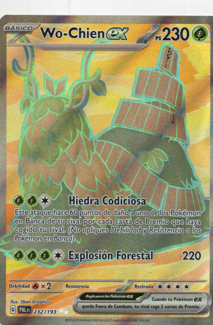 Wo-Chien ex Español PAL 232 Ultra rare