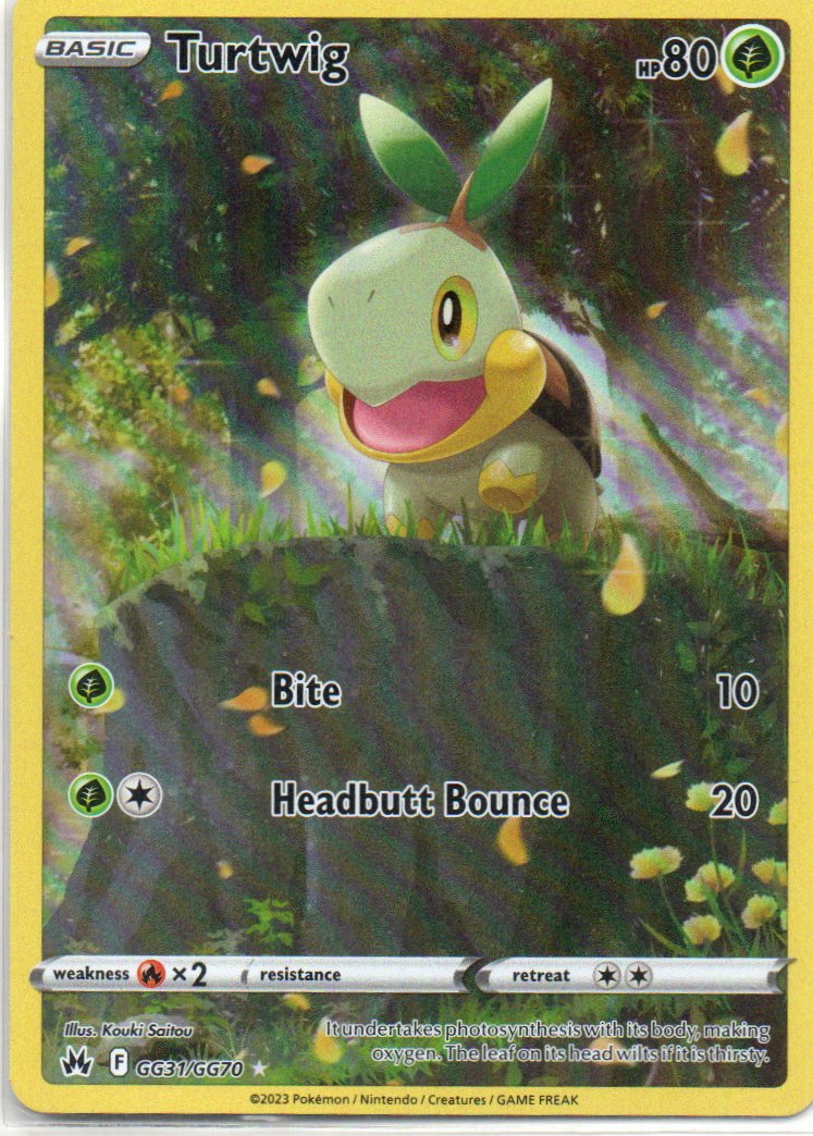 Turtwig Ingles GG31 Ultra rare