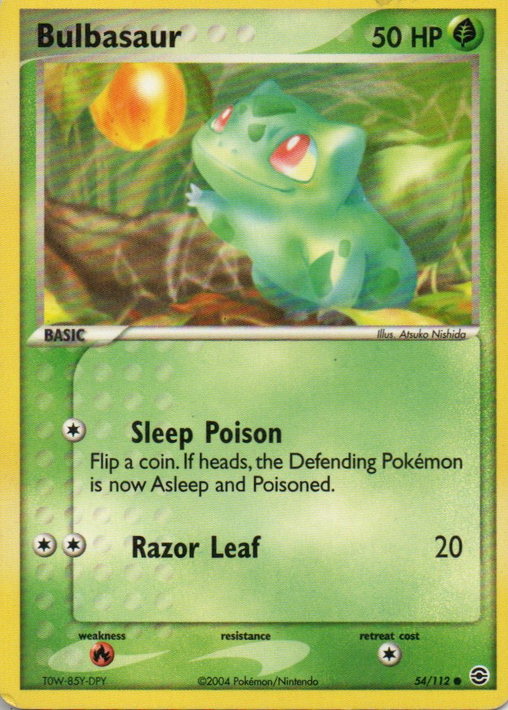 Bulbasaur Ingles 54 Commun