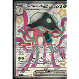 Toedscruel ex Ingles PAF 213 Shiny ultra rare