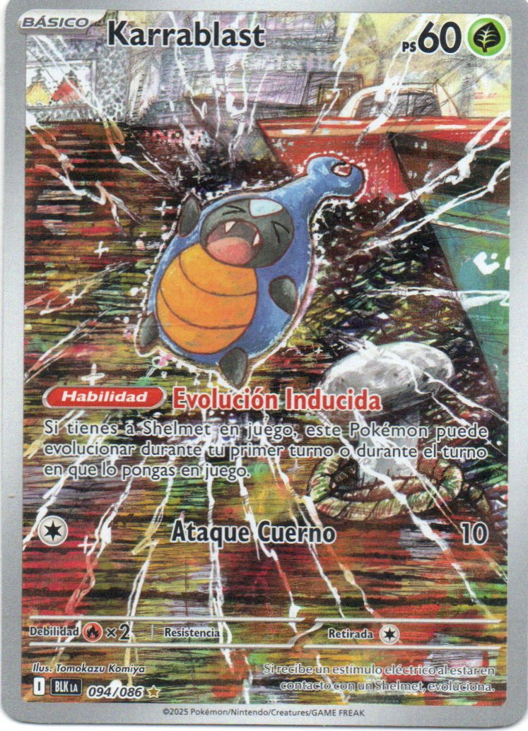 Karrablast Español BLK 094 Illustration rare