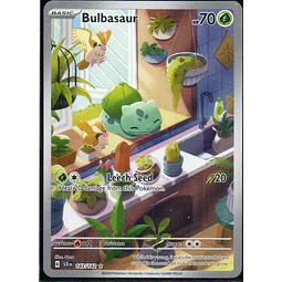 Bulbasaur Ingles SCR 143 Illustration rare