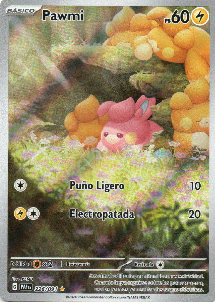 Pawmi Español PAF 226 Illustration rare