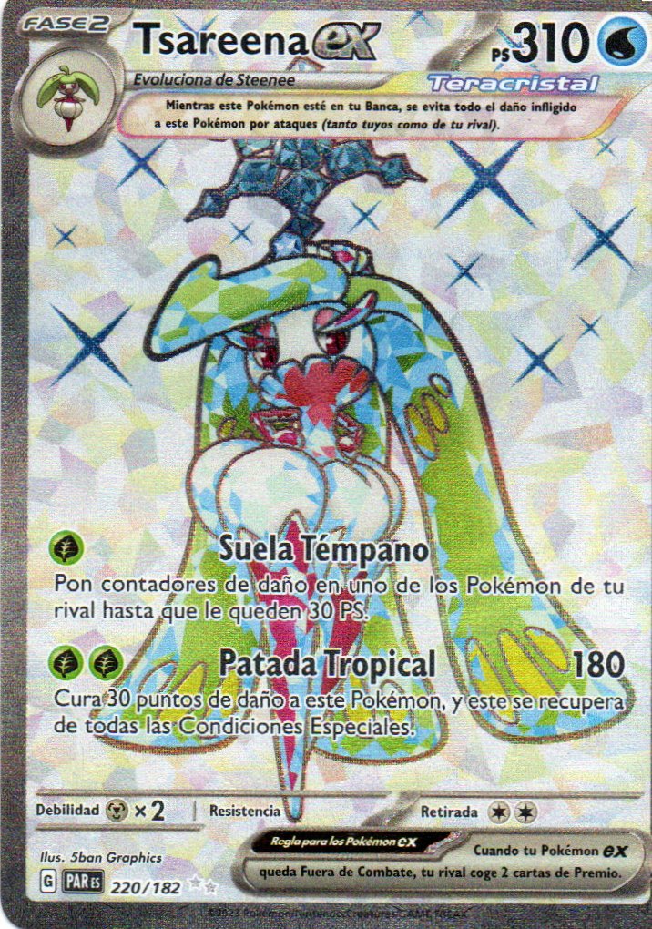 Tsareena ex Español PAR 220 Ultra rare