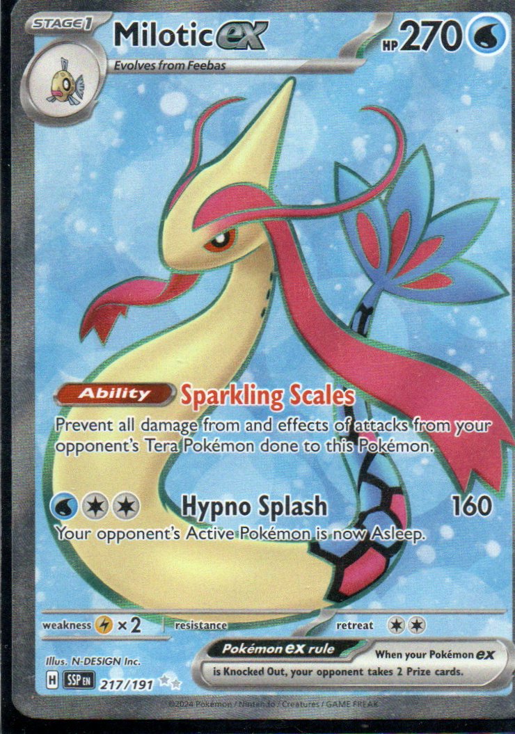 Milotic ex Ingles SSP 217 Ultra rare