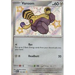 Varoom Ingles PAF 192 Shiny rare