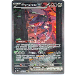 Genesect ex Ingles BLK 169 Special Illustration rare
