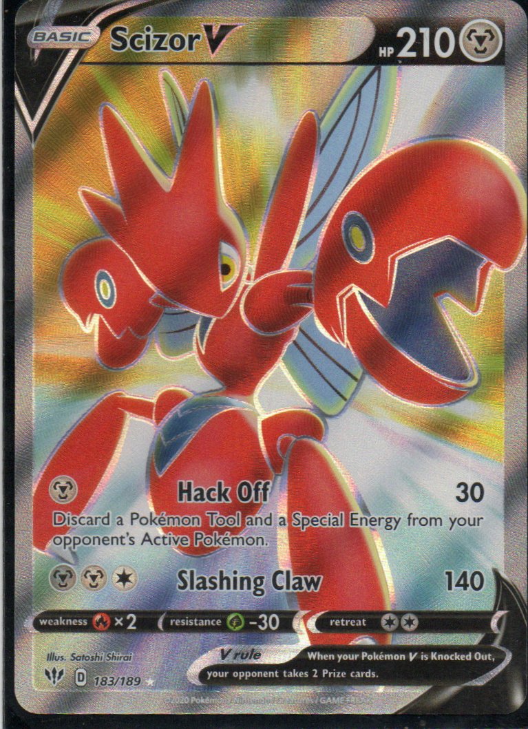 Scizor V Ingles 183 Ultra rare