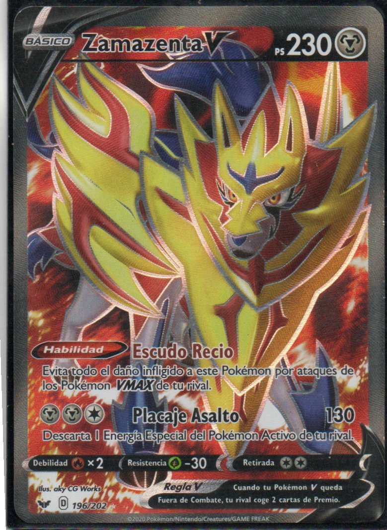 Zamazenta V Español 196 Ultra rare